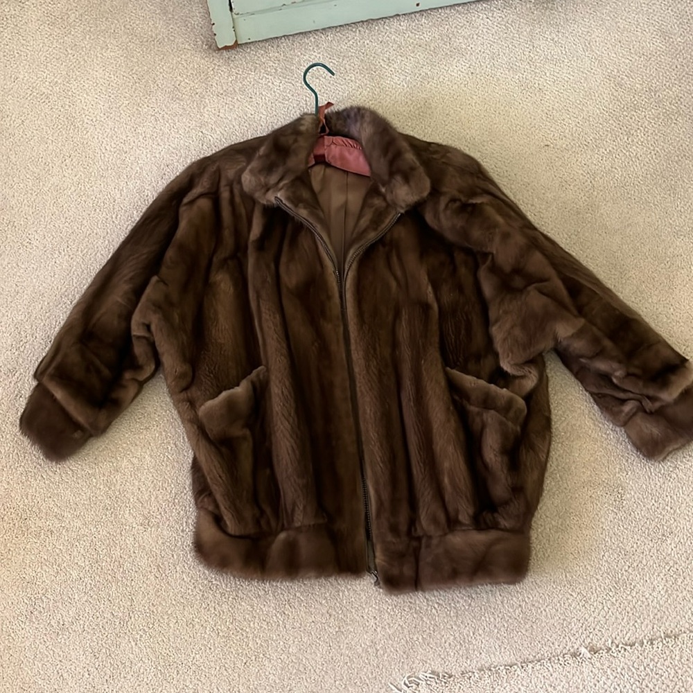 Vintage Chloe authentic mink jacket Gina-nobles of Beverly Hills